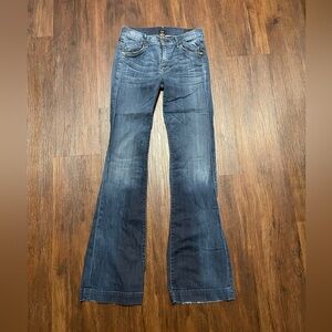 Citizens of Humanity Hutton Mid Rise Wide Leg Flare Jeans 28x33